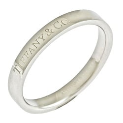 Tiffany Flat Band Ring, Tiffany, size 16, Pt950 platinum, unisex, TIFFANY&Co.