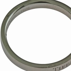 Tiffany Flat Band Ring, Tiffany, size 16, Pt950 platinum, unisex, TIFFANY&Co.