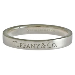 Tiffany Flat Band Ring, Tiffany, size 16, Pt950 platinum, unisex, TIFFANY&Co.