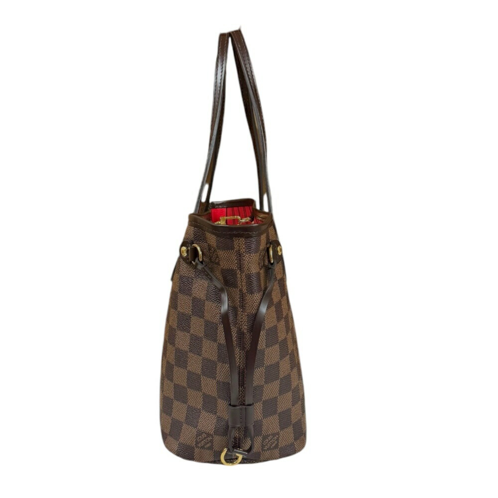 Louis Vuitton Neverfull PM Damier Tote Bag Canvas N41359 Brown Women's LOUIS VUITTON