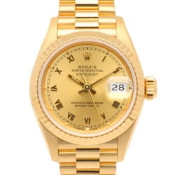 Rolex Datejust Oyster Perpetual Watch 18K 69178 Automatic Ladies ROLEX E Series 1990-1991 Overhauled