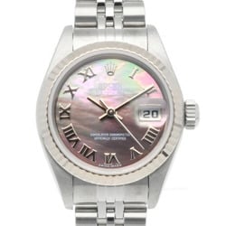 Rolex Datejust Oyster Perpetual Watch Stainless Steel 79174 Automatic Ladies ROLEX A Series 1998-1999 Model Black Shell Overhauled