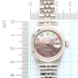 Rolex Datejust Oyster Perpetual Watch Stainless Steel 79174 Automatic Ladies ROLEX A Series 1998-1999 Model Black Shell Overhauled