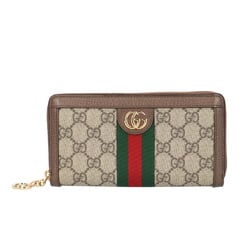 Gucci GG Zip Around Wallet Ophidia Long Supreme Canvas 523154 Women's GUCCI