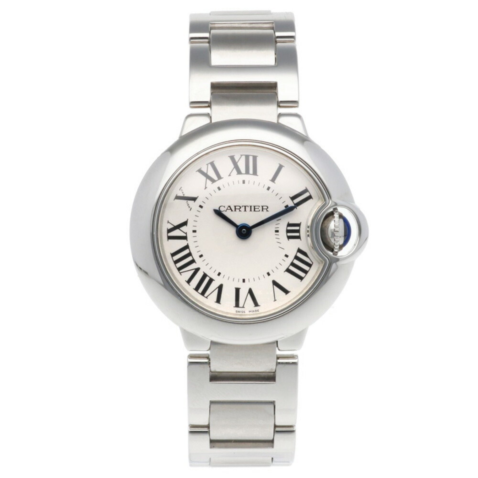 Cartier Ballon Bleu Watch, Stainless Steel W69010Z4 Quartz Ladies CARTIER