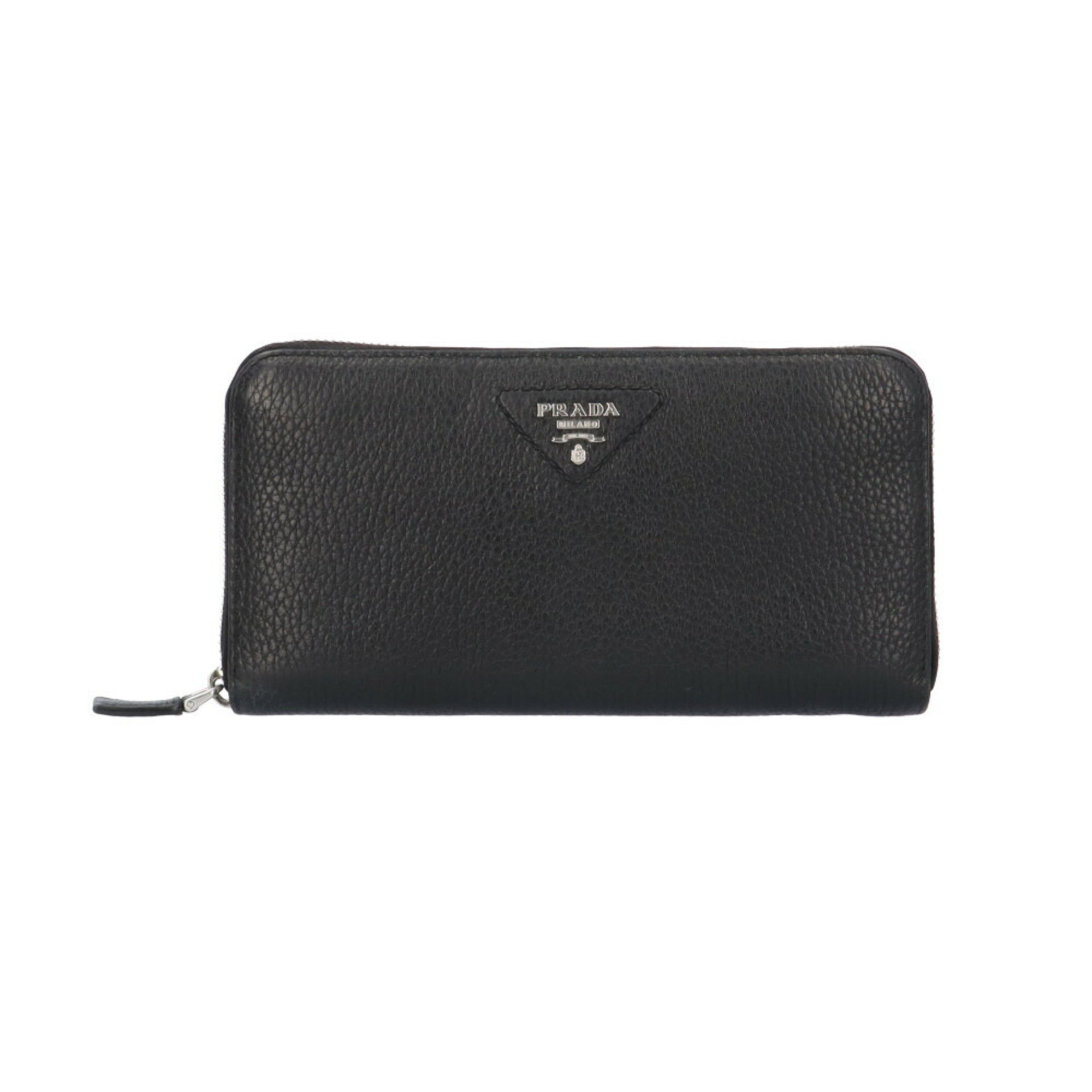 Prada Vitello Dino Long Wallet Leather 2ML317 Men's PRADA