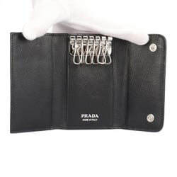 Prada Saffiano Key Case Leather 1PG222 Women's PRADA