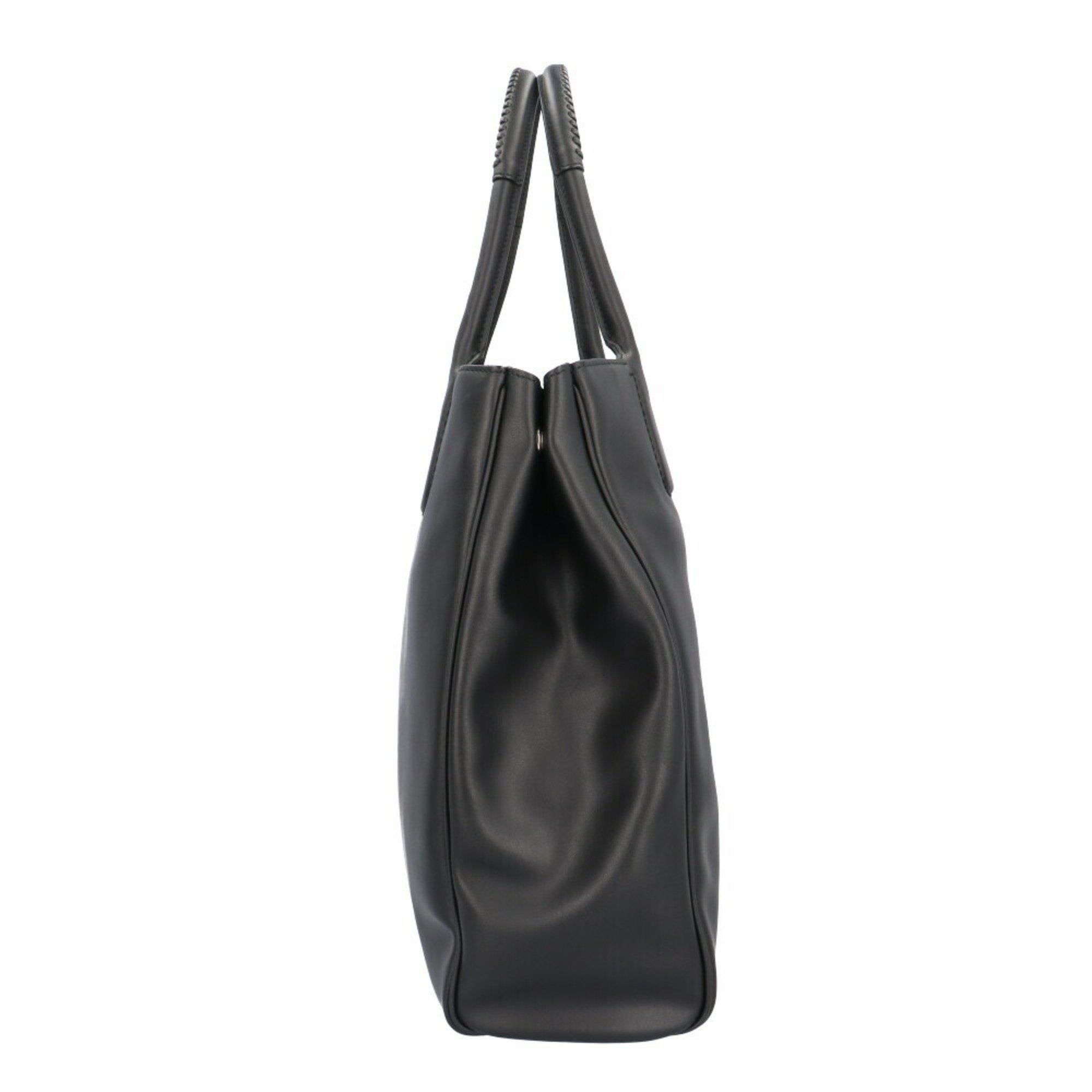 Salvatore Ferragamo Tote Bag Leather Black Women's