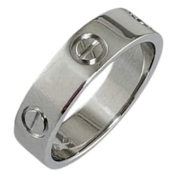 Cartier Love Ring, Size 16.5, Pt950 Platinum, Women's, CARTIER