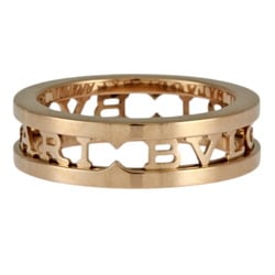 BVLGARI Work Spiral Ring, Size 10.5, 18K Gold, Women's,