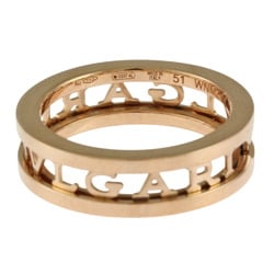 BVLGARI Work Spiral Ring, Size 10.5, 18K Gold, Women's,