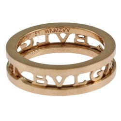 BVLGARI Work Spiral Ring, Size 10.5, 18K Gold, Women's,