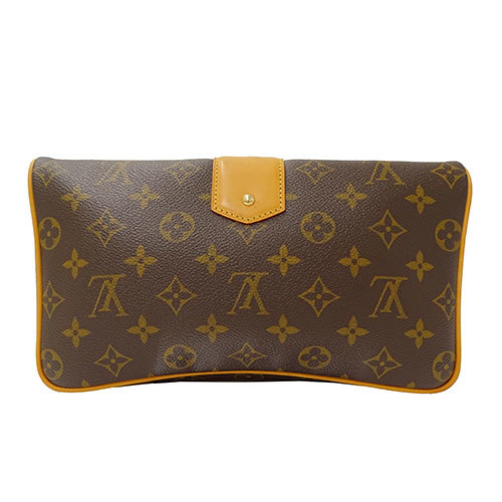 Louis Vuitton LOUIS VUITTON Bag Monogram Women's Men's Clutch Second Brown M42427