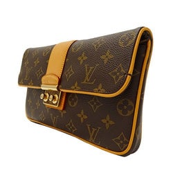 Louis Vuitton LOUIS VUITTON Bag Monogram Women's Men's Clutch Second Brown M42427