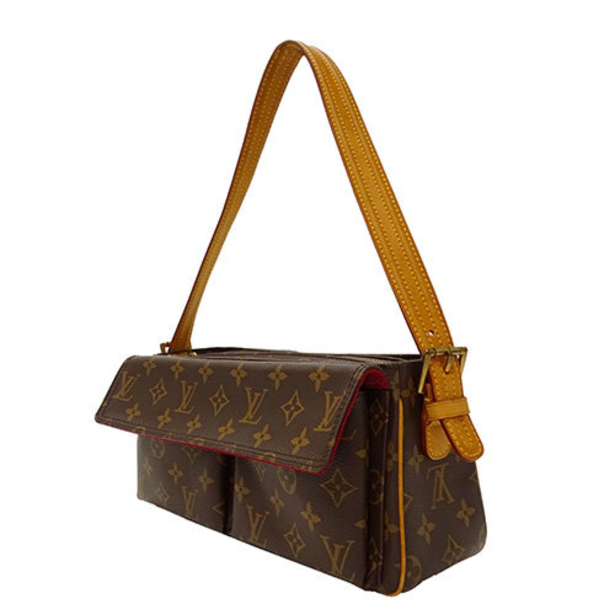 Louis Vuitton LOUIS VUITTON Bag Monogram Women's Shoulder Vivacite MM Brown M51164