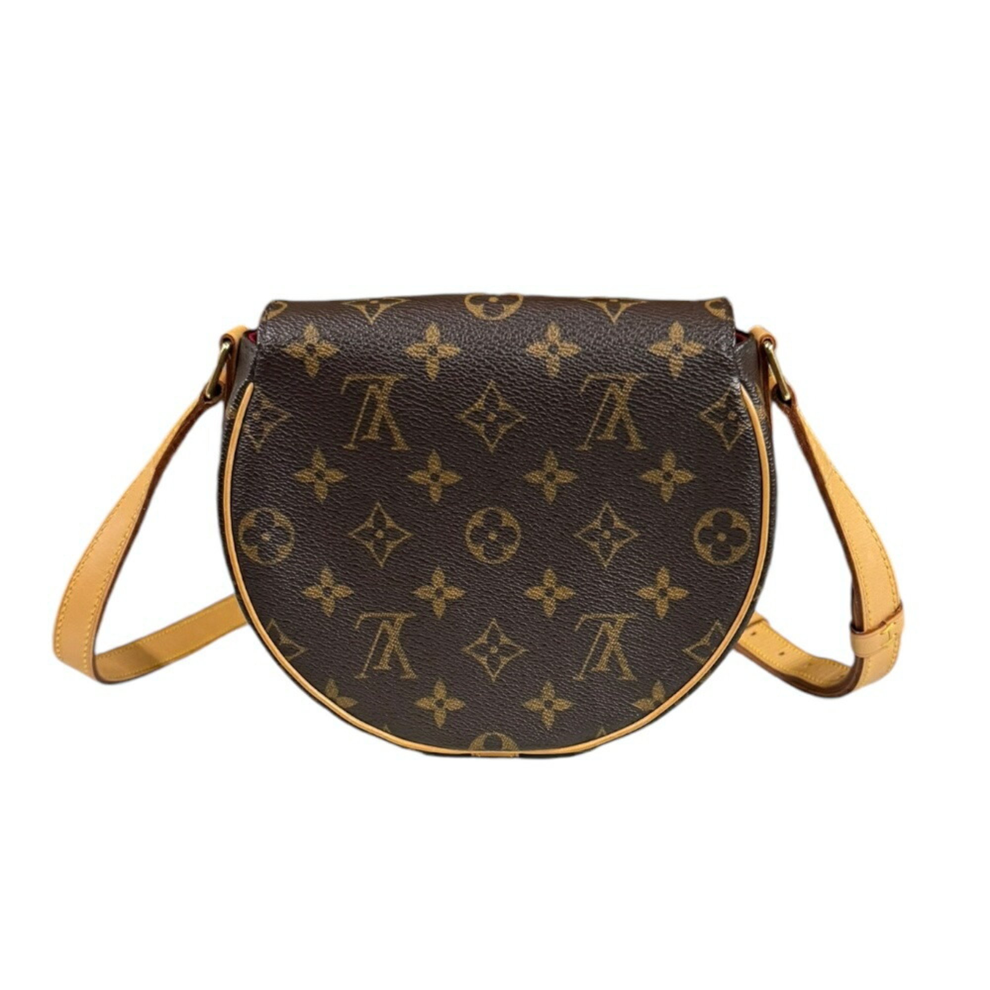 Louis Vuitton Tan Blanc Monogram Shoulder Bag Canvas M51179 Brown Women's LOUIS VUITTON