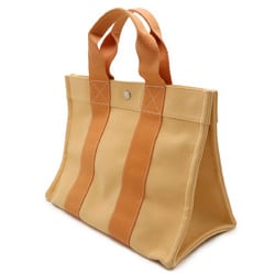 HERMES Hermes Bora PM Tote Bag Handbag Canvas Pastel Orange