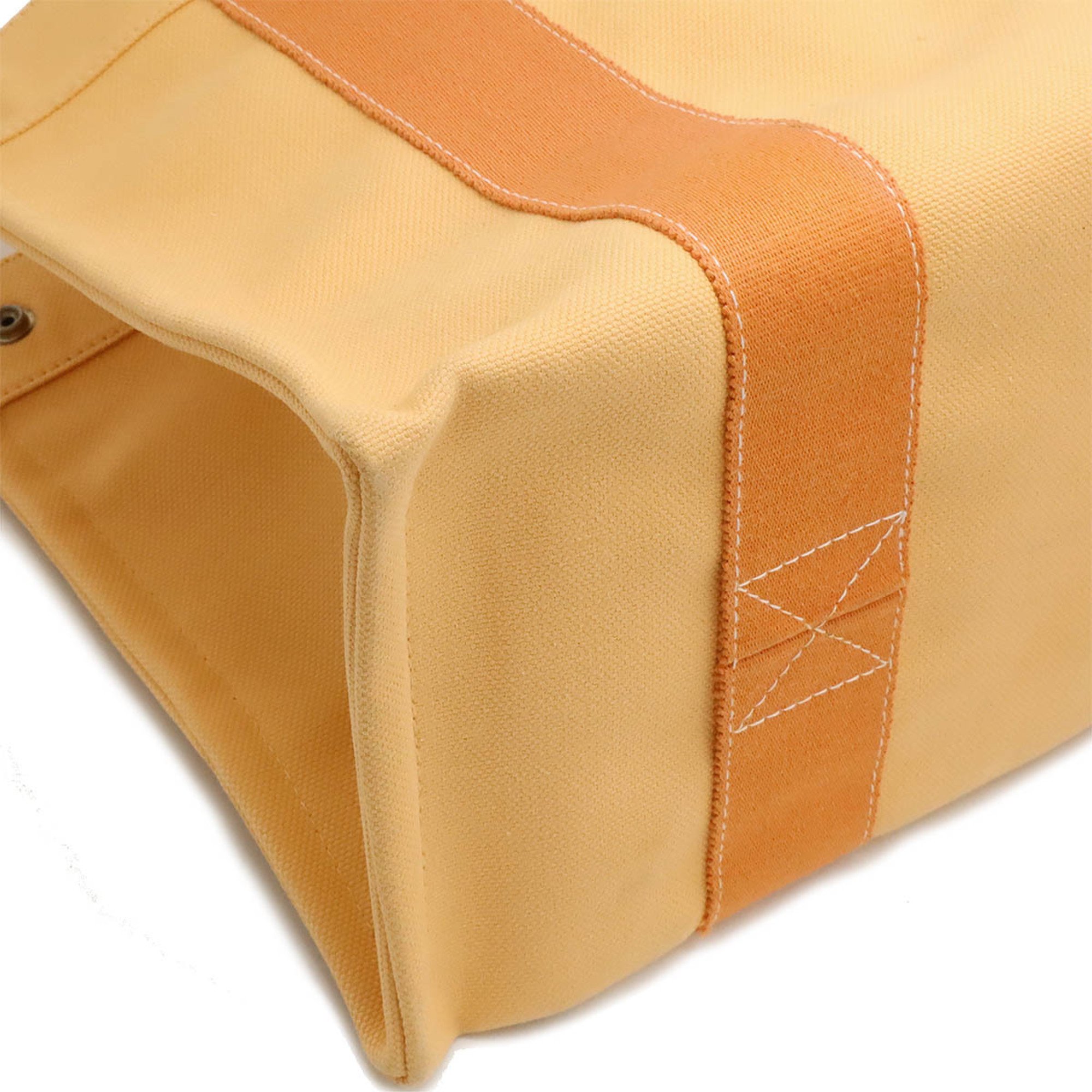 HERMES Hermes Bora PM Tote Bag Handbag Canvas Pastel Orange