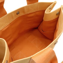 HERMES Hermes Bora PM Tote Bag Handbag Canvas Pastel Orange