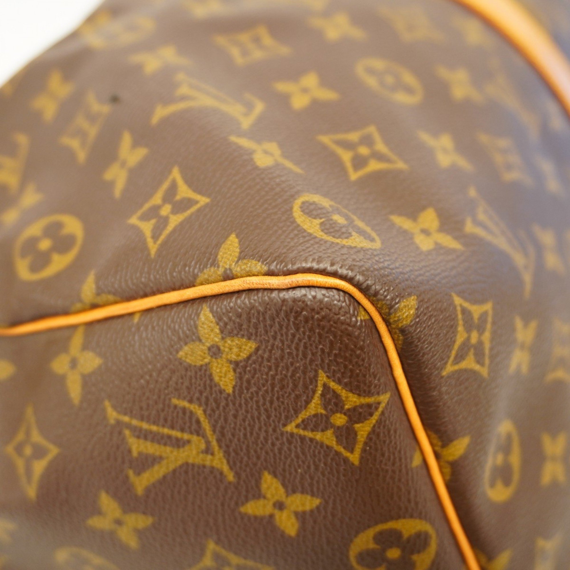 Louis Vuitton Boston Bag Monogram Keepall Bandouliere 50 M41416 Brown Men's Women's