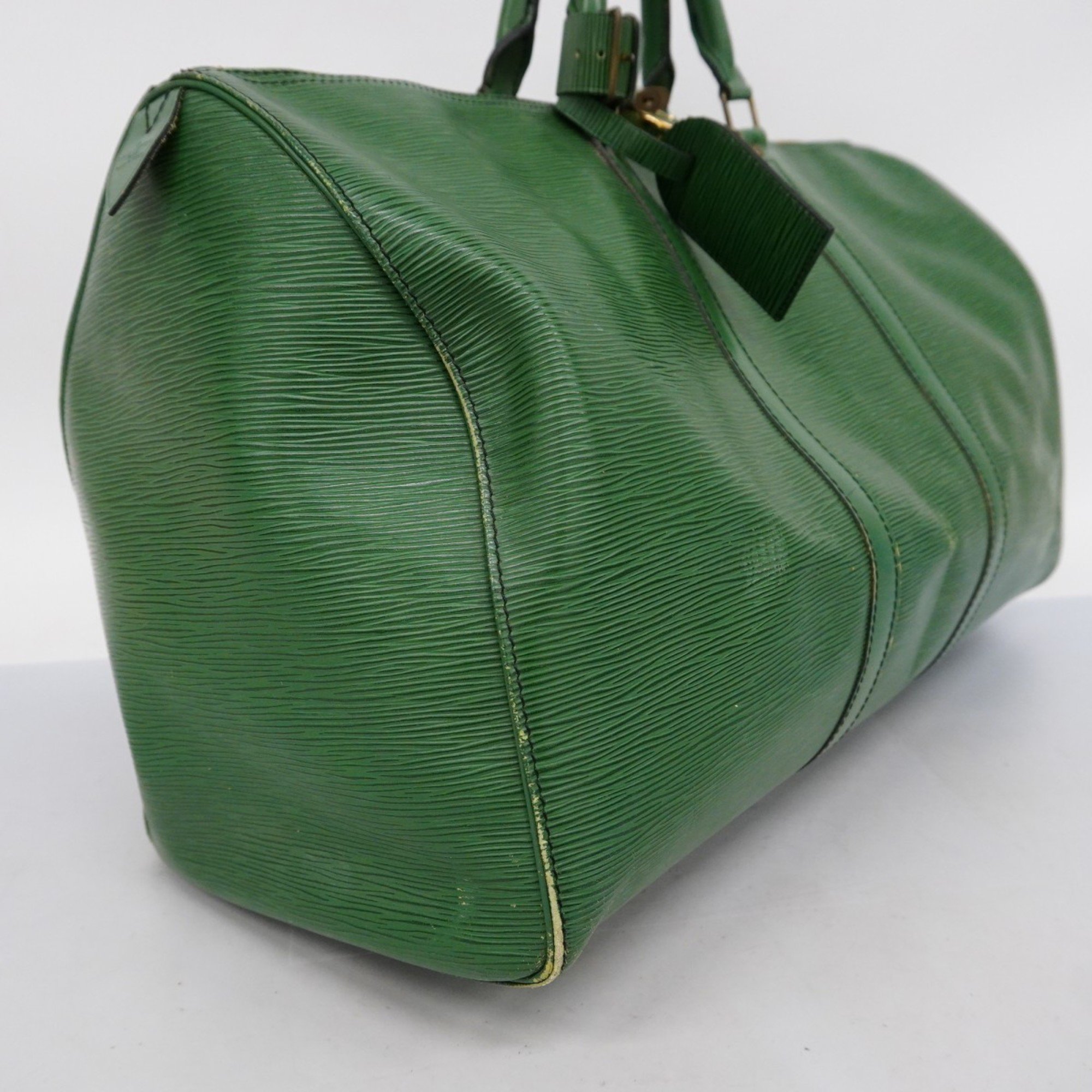 Louis Vuitton Boston Bag Epi Keepall 50 M42964 Borneo Green Men's Women's