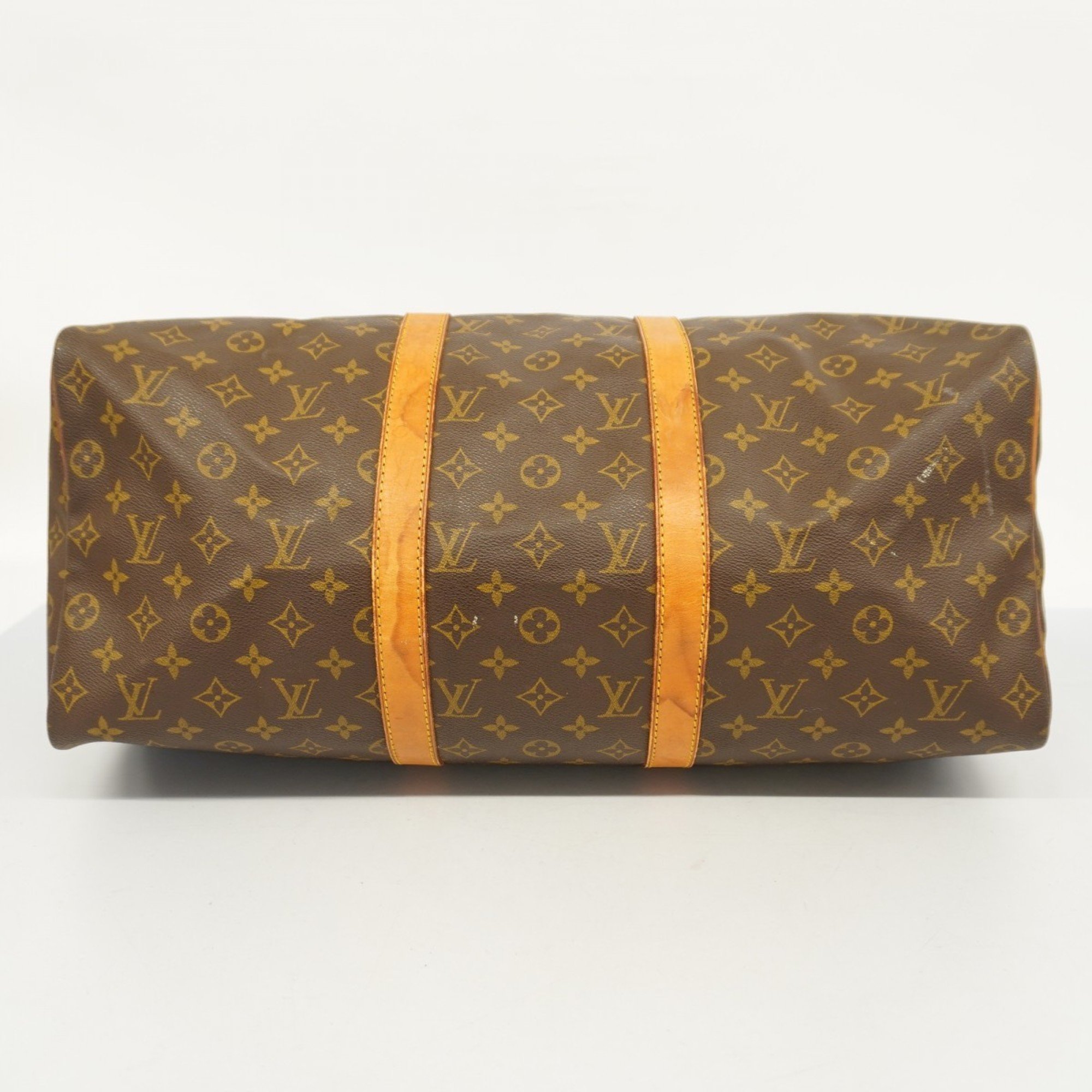 Louis Vuitton Boston Bag Monogram Keepall 50 M41426 Brown Men's Women's