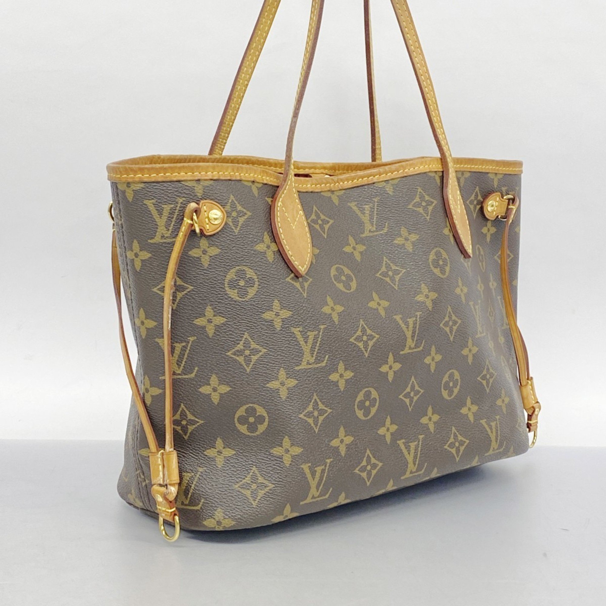 Louis Vuitton Tote Bag Monogram Neverfull PM M41245 Brown Pivoine Ladies