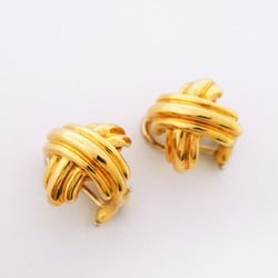 Tiffany Signature Earrings K18YG Yellow Gold Ladies