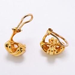 Tiffany Signature Earrings K18YG Yellow Gold Ladies