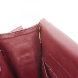 Cartier Shoulder Bag Must Leather Bordeaux Women's