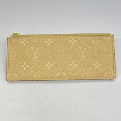 Louis Vuitton Long Wallet Monogram Empreinte Portefeuille Clemence M60173 Dune Ladies