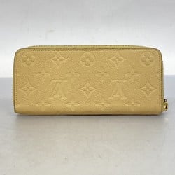 Louis Vuitton Long Wallet Monogram Empreinte Portefeuille Clemence M60173 Dune Ladies