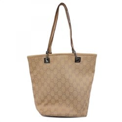 Gucci Tote Bag GG Canvas 31244 Beige Women's