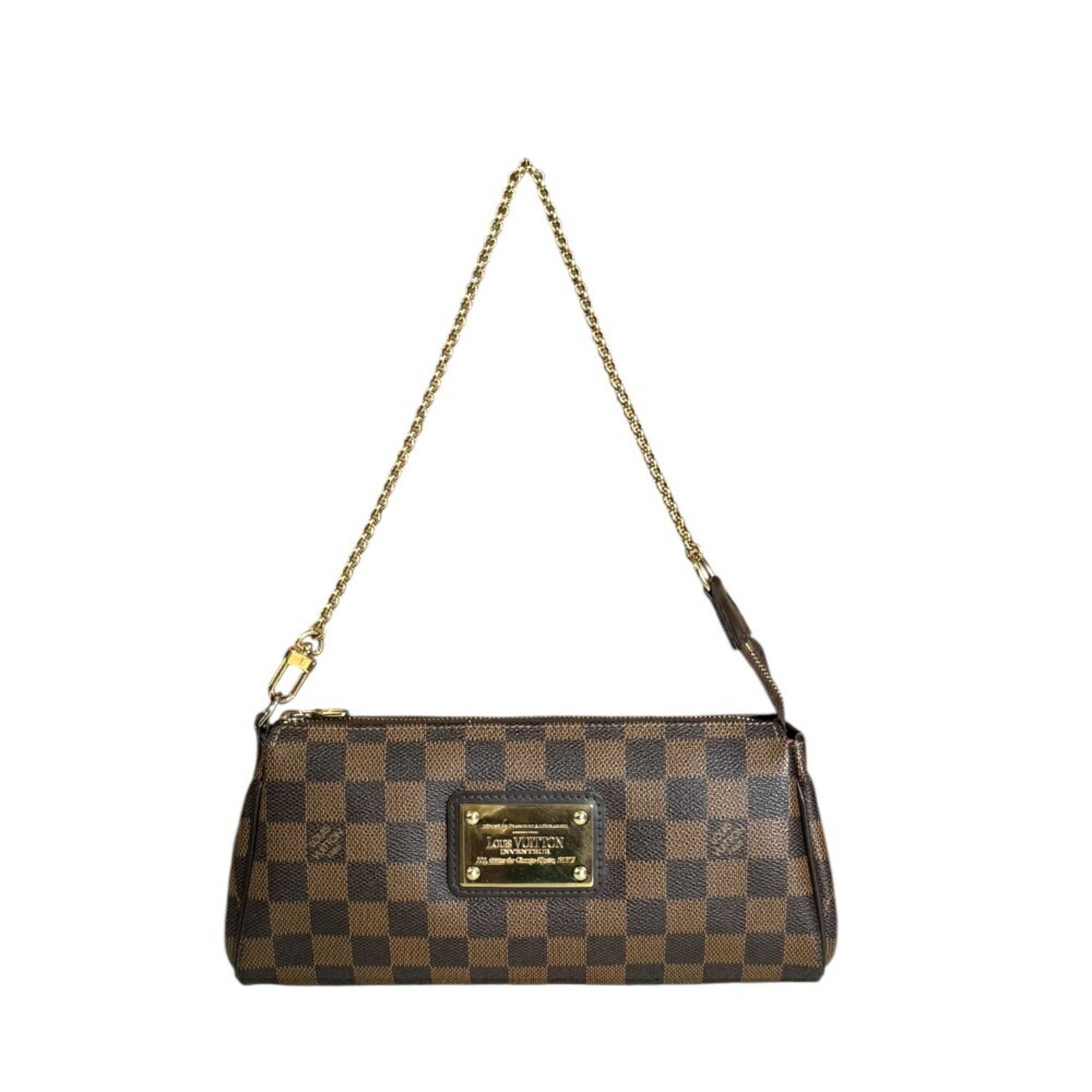 Louis Vuitton Eva Damier Handbag Canvas N55213 Brown Women's LOUIS VUITTON