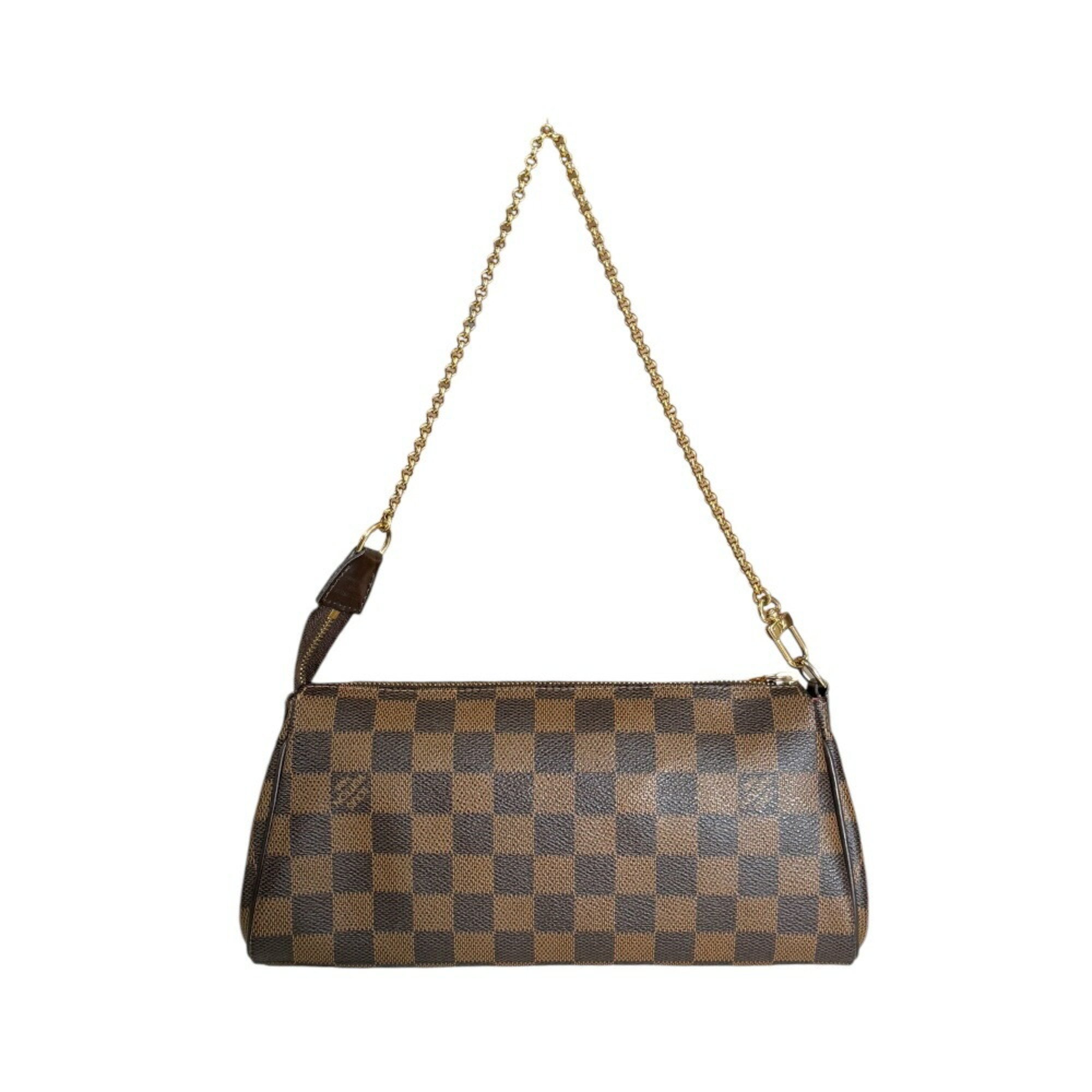 Louis Vuitton Eva Damier Handbag Canvas N55213 Brown Women's LOUIS VUITTON