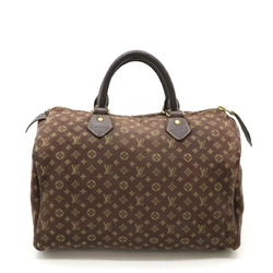 LOUIS VUITTON Louis Vuitton Monogram Run Speedy 30 Handbag Boston Bag Canvas Ebene Brown M95224