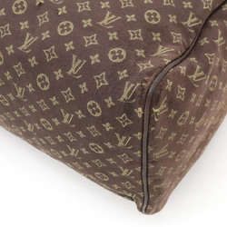 LOUIS VUITTON Louis Vuitton Monogram Run Speedy 30 Handbag Boston Bag Canvas Ebene Brown M95224