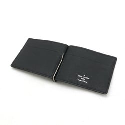 LOUIS VUITTON Taiga Portefeuille Pans Bi-fold Wallet Money Clip Leather Noir Black M62978