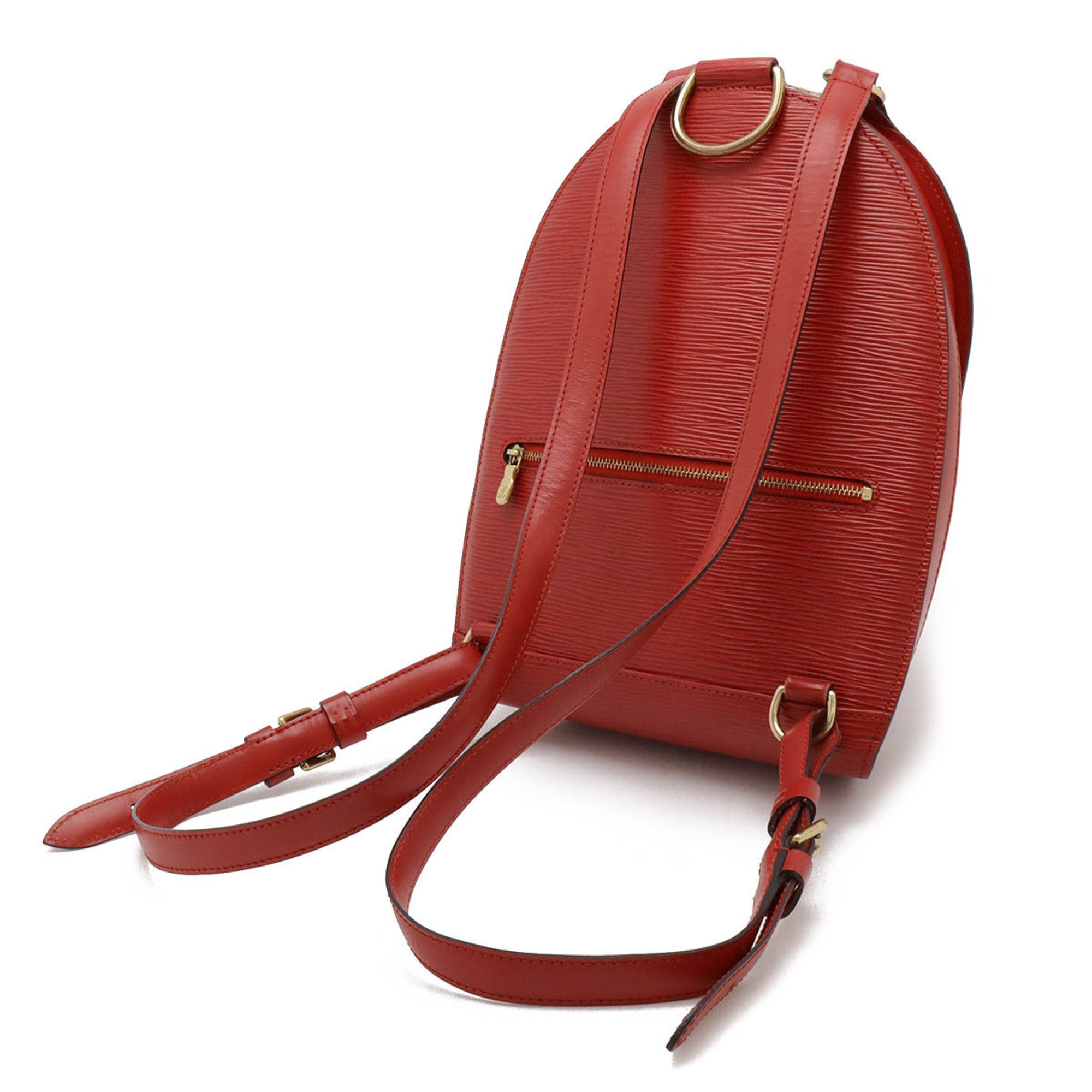 LOUIS VUITTON Epi Mabillon Backpack Leather Red Castilian M52237