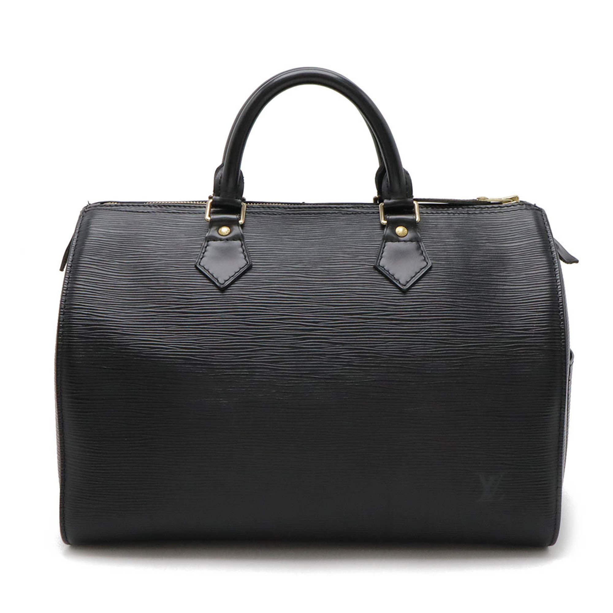 LOUIS VUITTON Louis Vuitton Epi Speedy 30 Handbag Boston Bag Leather Noir Black M59022