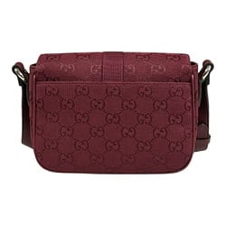 Gucci Shoulder Bag GG Canvas 802100 Red Men's GUCCI