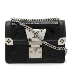 LOUIS VUITTON Louis Vuitton Monogram Vernis Epi Winewood PM Chain Bag Shoulder Noir Black White M90445