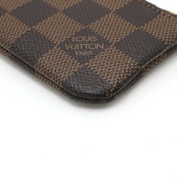 LOUIS VUITTON Damier Pochette Cle Coin Case, Purse, with Key Hook N62658