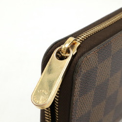 LOUIS VUITTON Damier Zippy Compact Wallet Round N60028