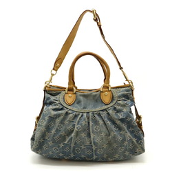 LOUIS VUITTON Louis Vuitton Monogram Denim Neo Cavi MM Tote Bag Handbag Shoulder Blue M95349