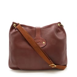 HERMES Rodeo shoulder bag, leather, Bordeaux, red, O stamp