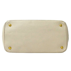 PRADA Bag Women's Handbag Shoulder Tote 2way Leather Ivory White BN2579