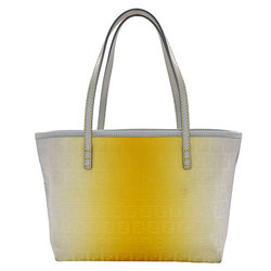 FENDI Women's Tote Bag Handbag Nylon Yellow Zucchino 8BH099 Gradient