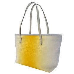 FENDI Women's Tote Bag Handbag Nylon Yellow Zucchino 8BH099 Gradient