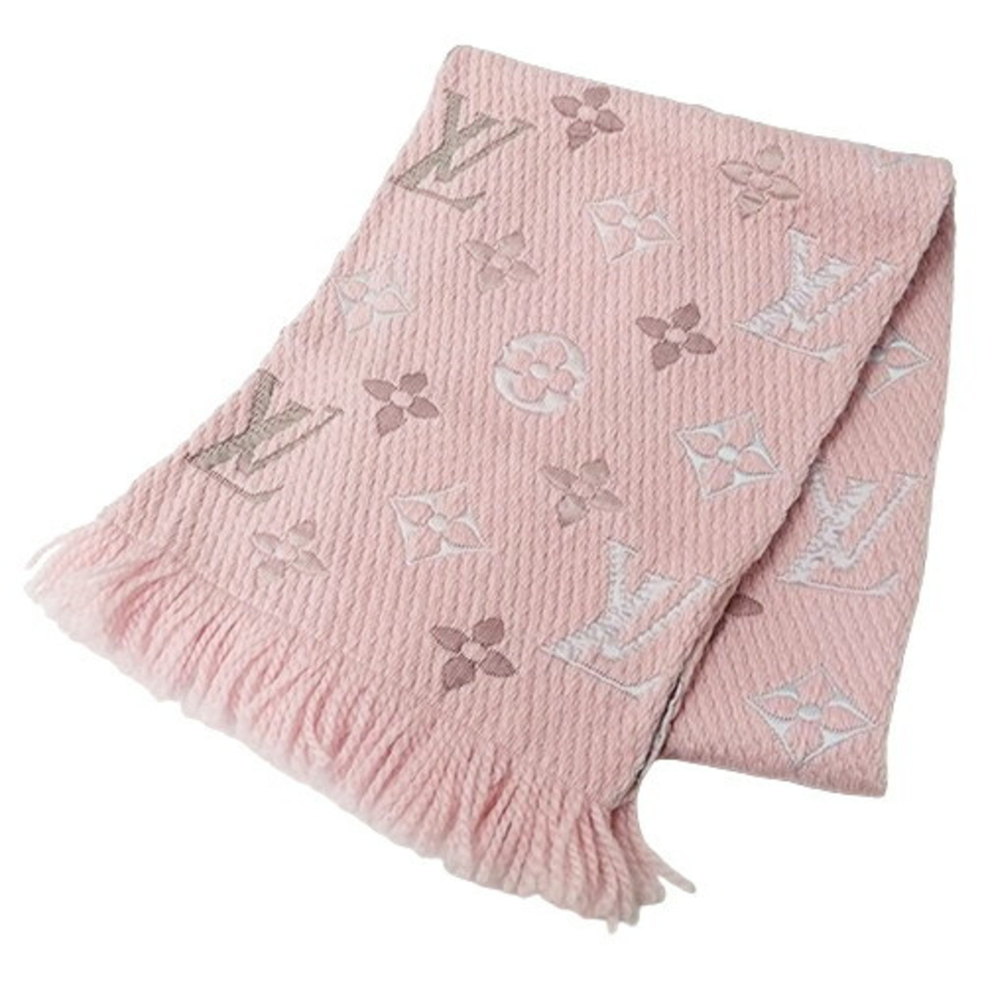 Louis Vuitton LOUIS VUITTON Scarf Women's Echarpe Mania Rainbow Pink M73057